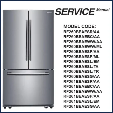 Samsung RF260BEAESR Service Manual