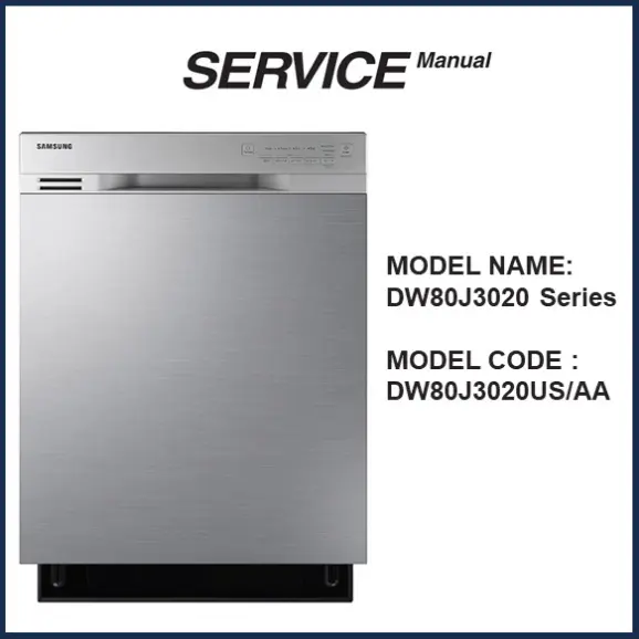 Samsung DW80J3020US Service Manual