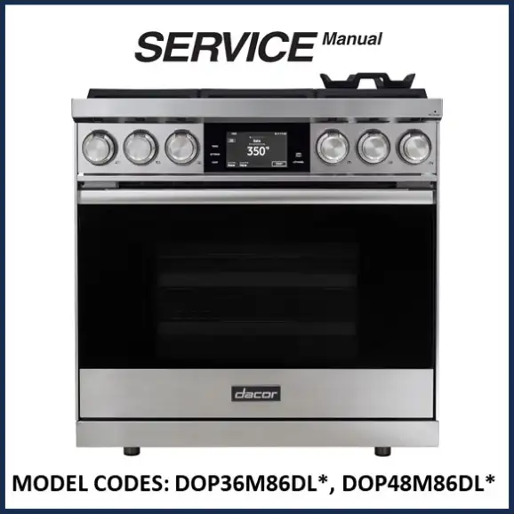 Dacor DOP36M86DLS Service Manual