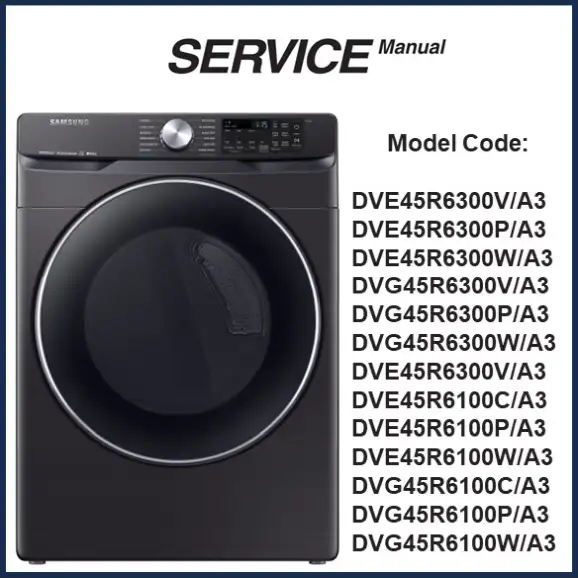 Samsung DVE45R6300V Service Manual