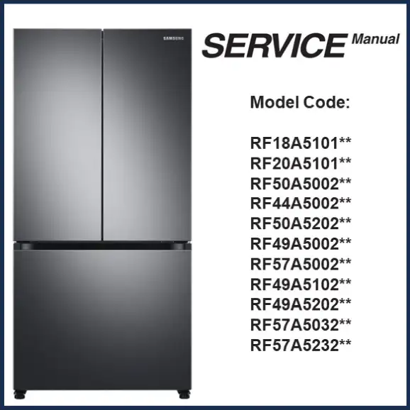 Samsung RF18A5101SG Service Manual pdf