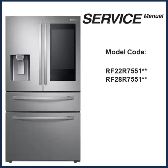 Samsung RF22R7551SR Service Manual pdf