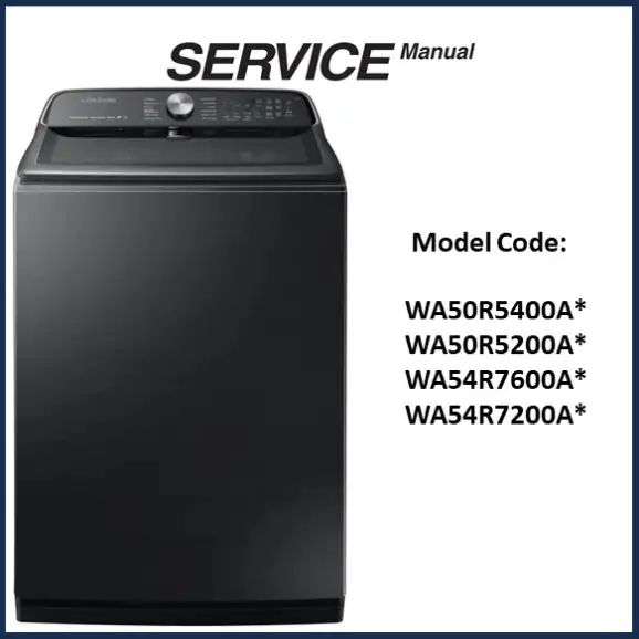 Samsung WA54R7600AV Service Manual