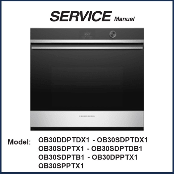 Fisher and Paykel OB30SDPTDX1 Service Manual
