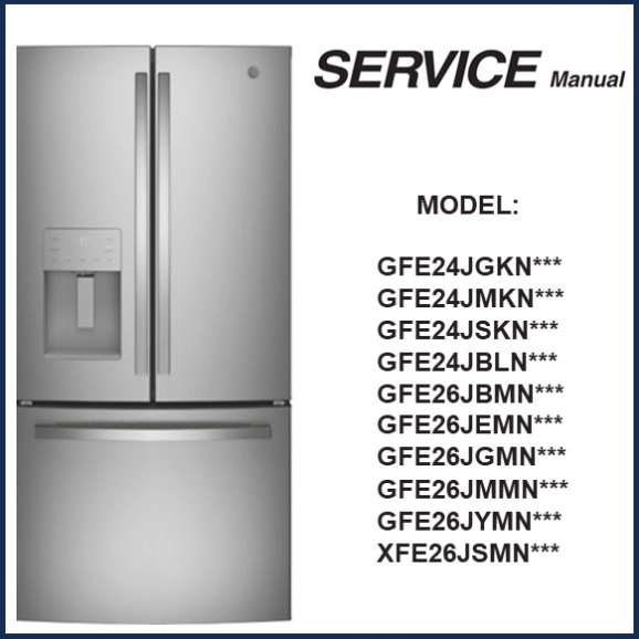 GE GFE26JYMNFFS Service Manual