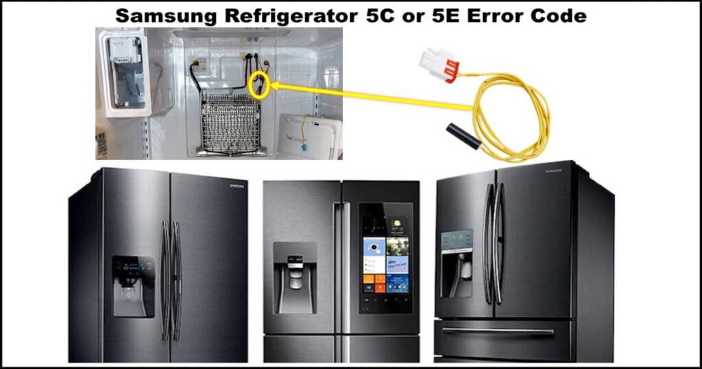 Samsung Refrigerator 5C or 5E Error Code: Troubleshooting the Defrost Sensor