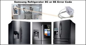 Read more about the article Troubleshooting Samsung Refrigerator 8C or 8E Error Codes: Fix Your Ice Maker Sensor Issue Now