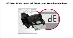 Read more about the article dE Error Code on an LG Front Load Washer