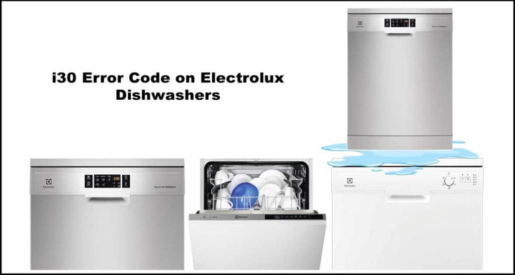 i30 Error Code on Electrolux Dishwashers
