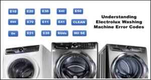 Read more about the article Understanding Electrolux Washing Machine Error Codes