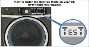 Read more about the article How to Enter the Service Mode on your GE GFWR4805FMC Washer
