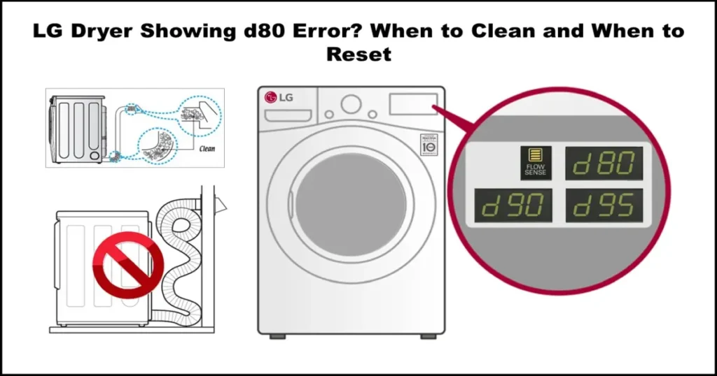LG Dryer Showing d80 Error Code