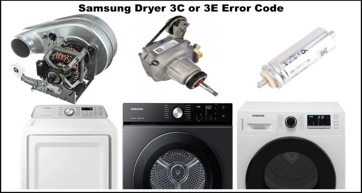 3C Error Code on your Samsung Dryer