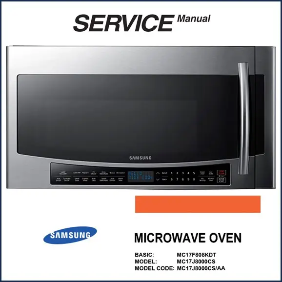 Samsung MC17J8000CS Service Manual