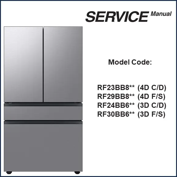 Samsung RF23BB8600QLAA Refrigerator Service Manual