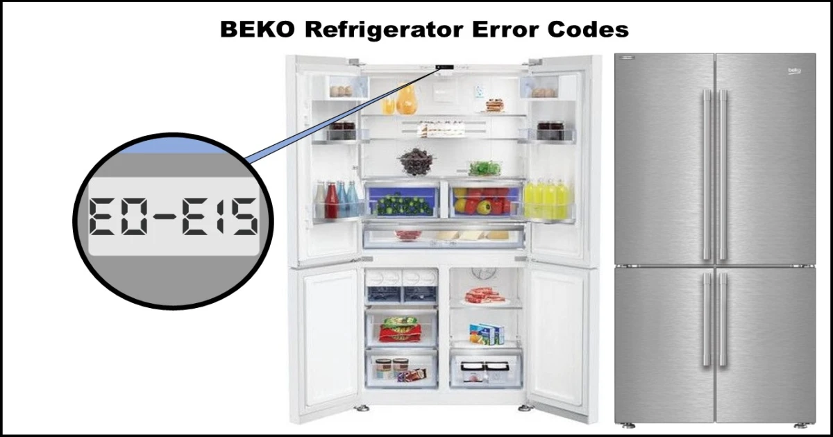 beko refrigerator error codes