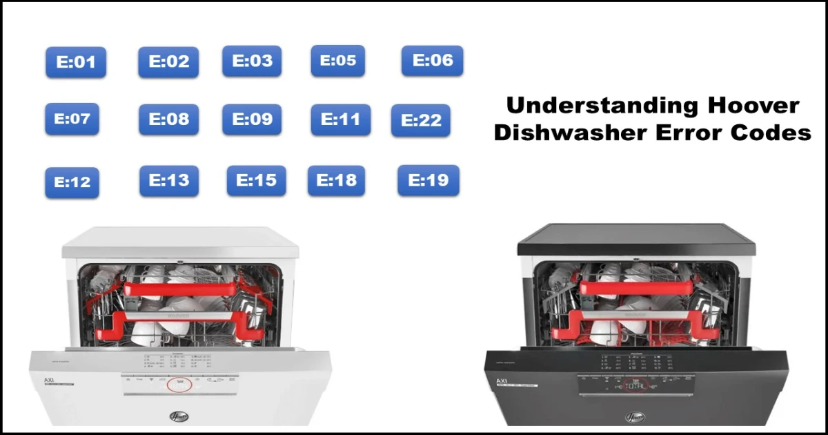 Hoover Dishwasher Error Codes
