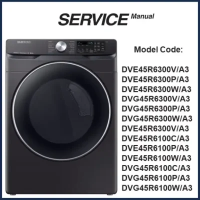 Samsung DVE45R6300V Service Manual pdf